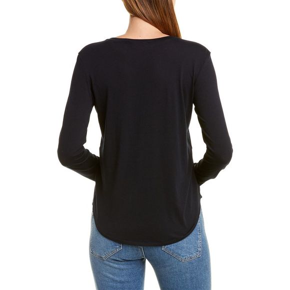 Vince Womens Little Boy T-Shirt, Blue - Picture 2 of 3